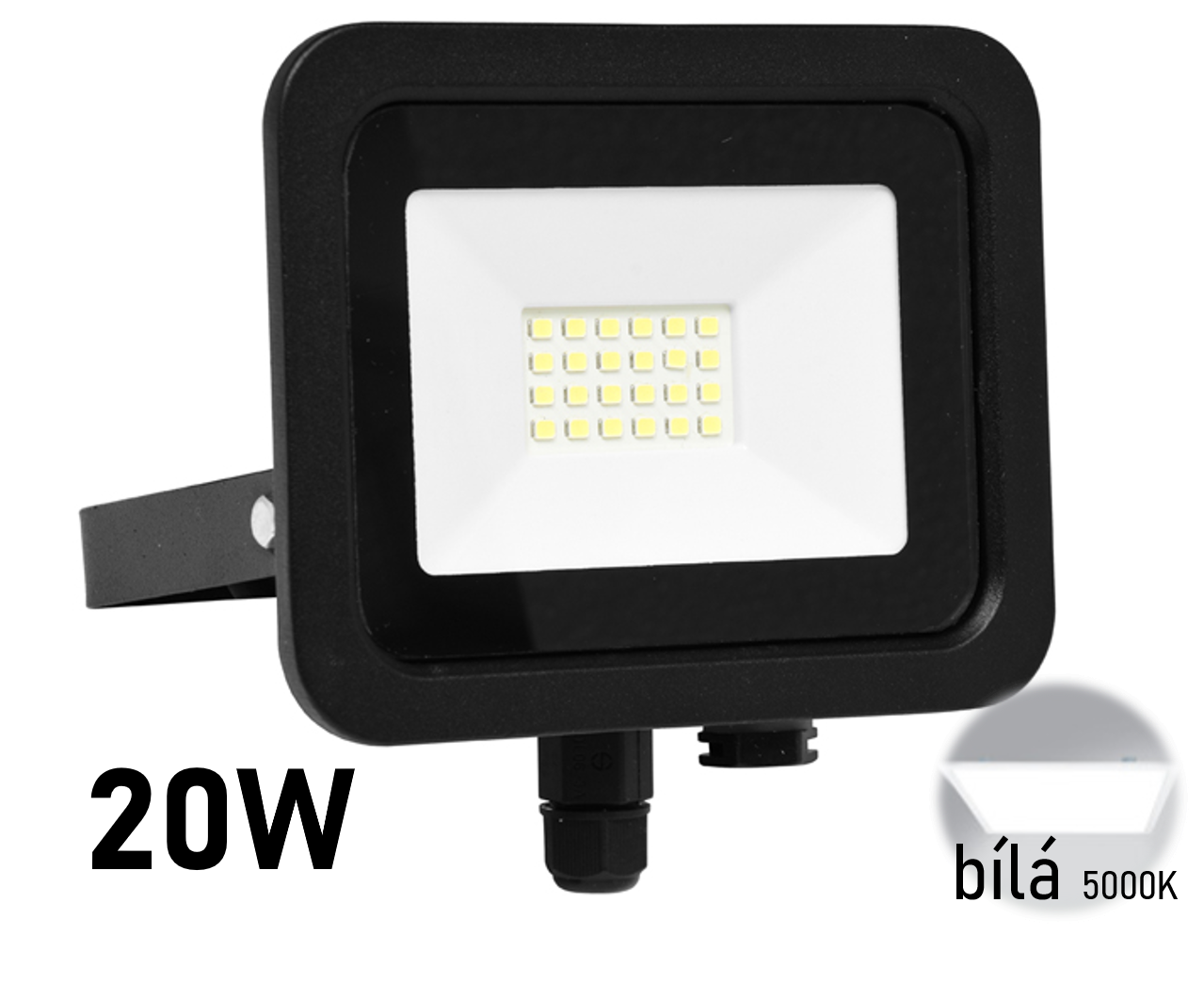 LED reflektor Ecolite STAR RLED48WL-20W Maxlumen.cz