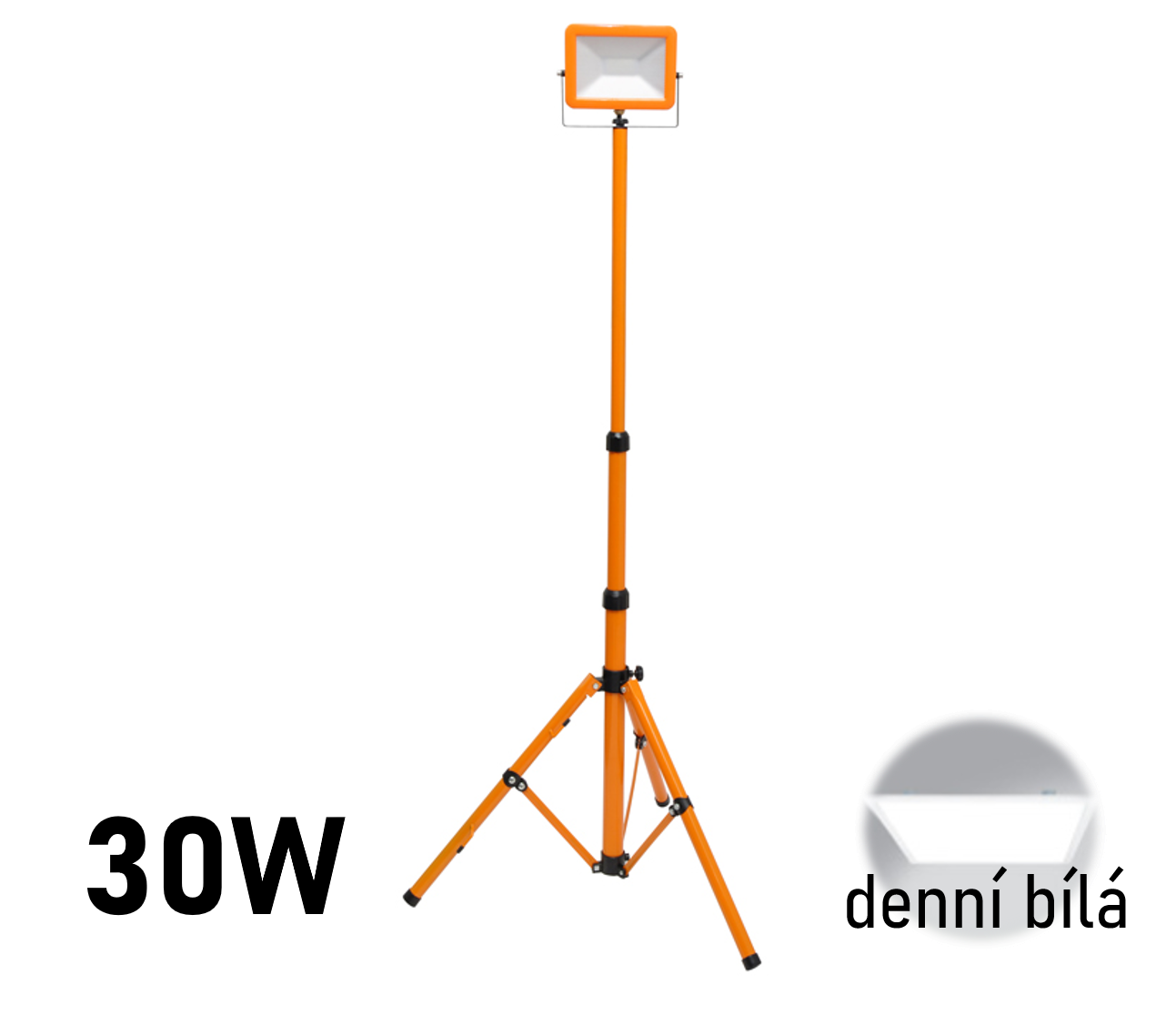 LED reflektor ecolite WORK RMLED-30W/STJ/ORA | MaxLumen.cz