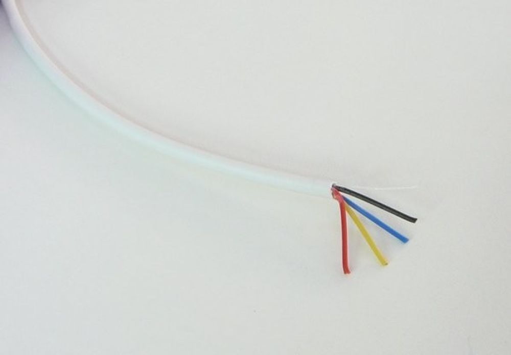 Kabel RGB kulatý 4x0,19 Varianta: Kabel RGB kulatý 4x0,19