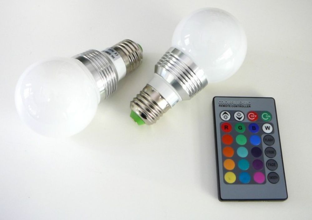 LED žárovka RGB16-2 E27 - 360°