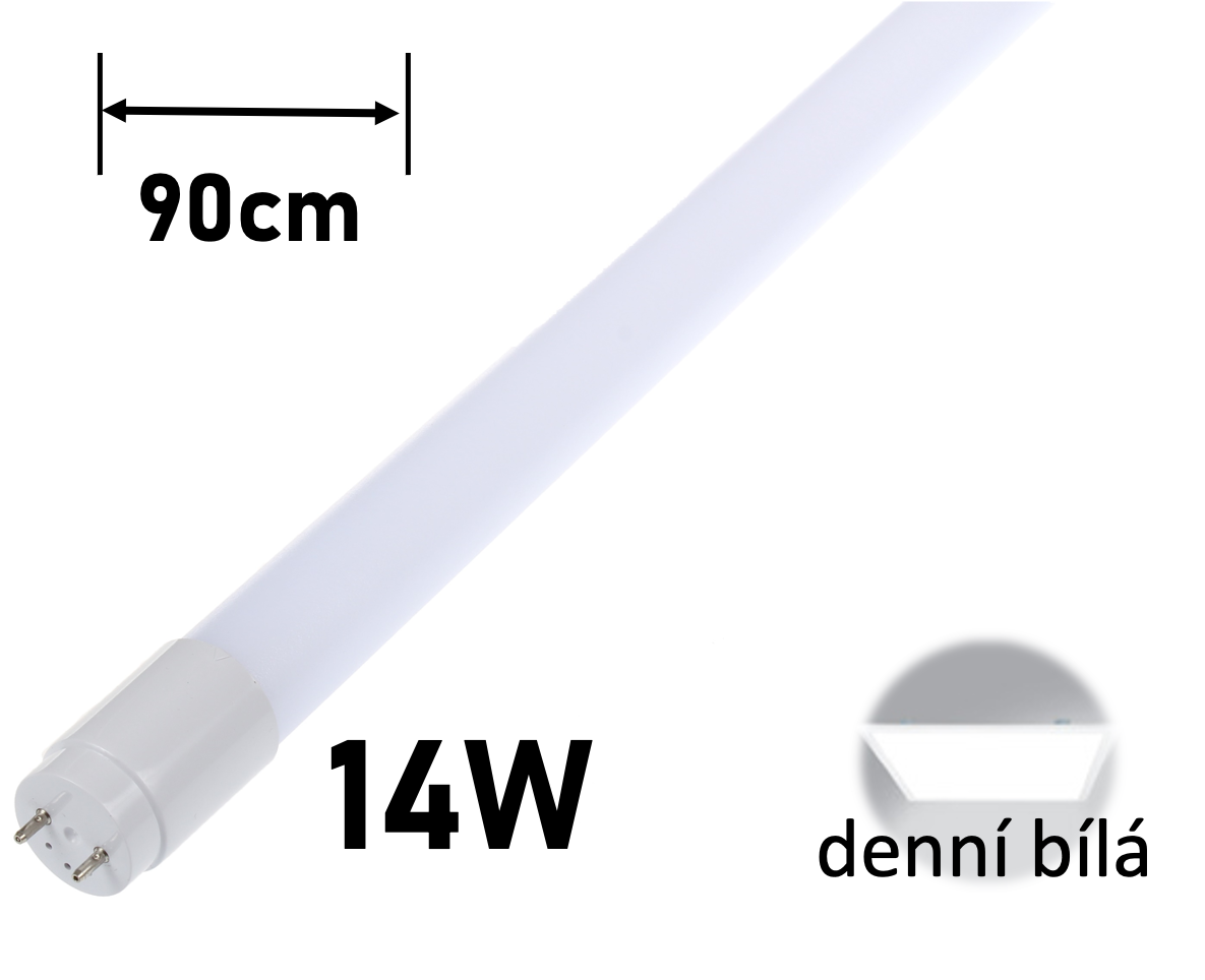 LED TRUBICE HBN90 90cm 14W Záruka 3 roky DENNÍ BÍLÁ