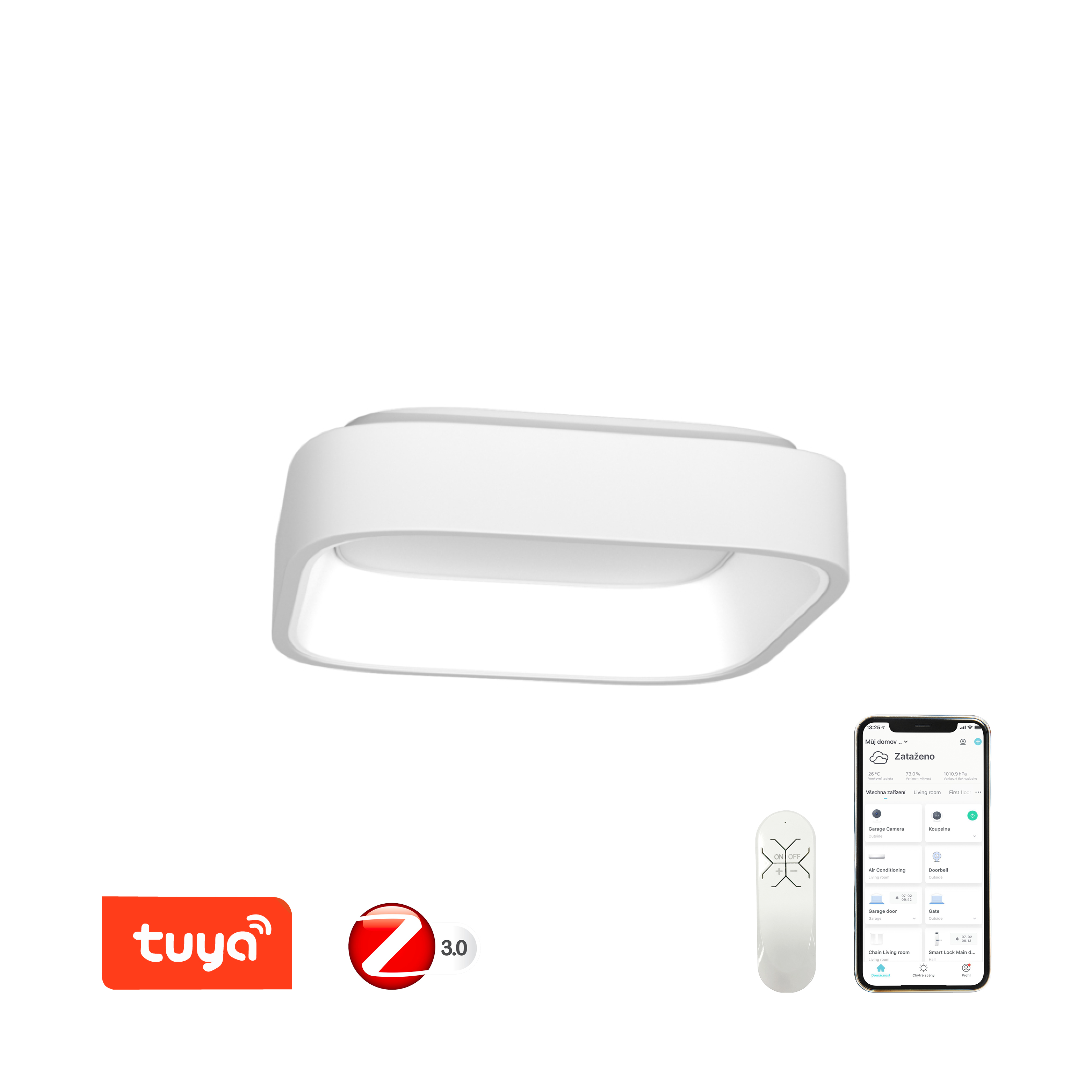 Immax NEO TOPAJA Smart stropní svítidlo 60cm 47W bílé Zigbee 3.0