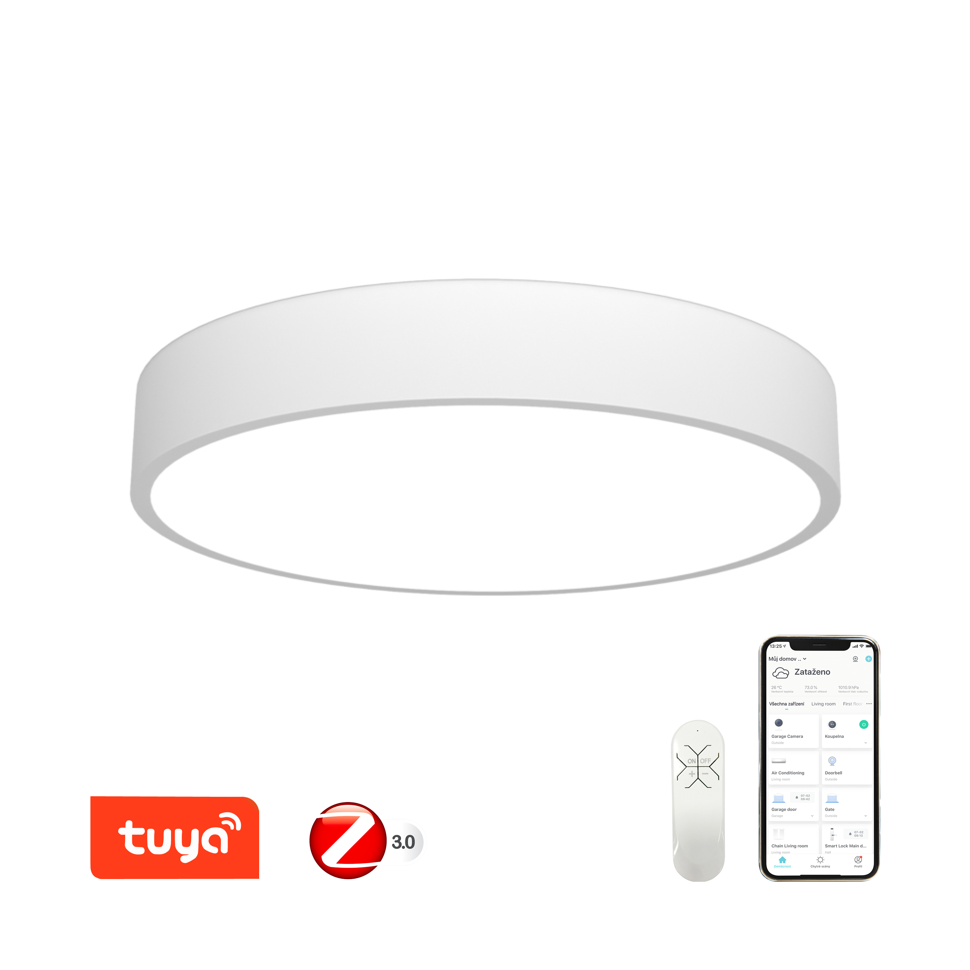 Immax NEO RONDATE Smart stropní svítidlo 80cm 65W bílé Zigbee 3.0