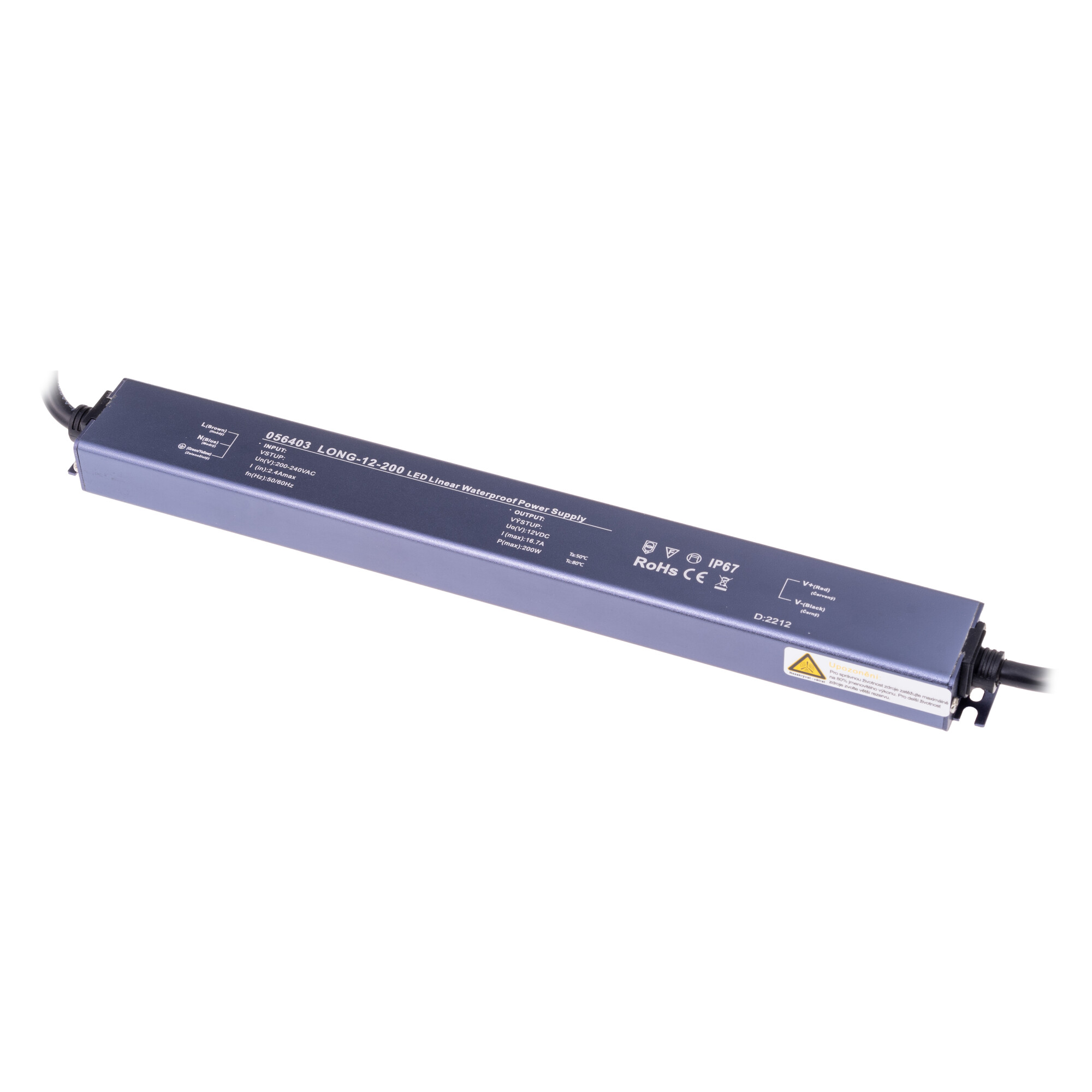 LED zdroj 12V 200W LONG-12-200