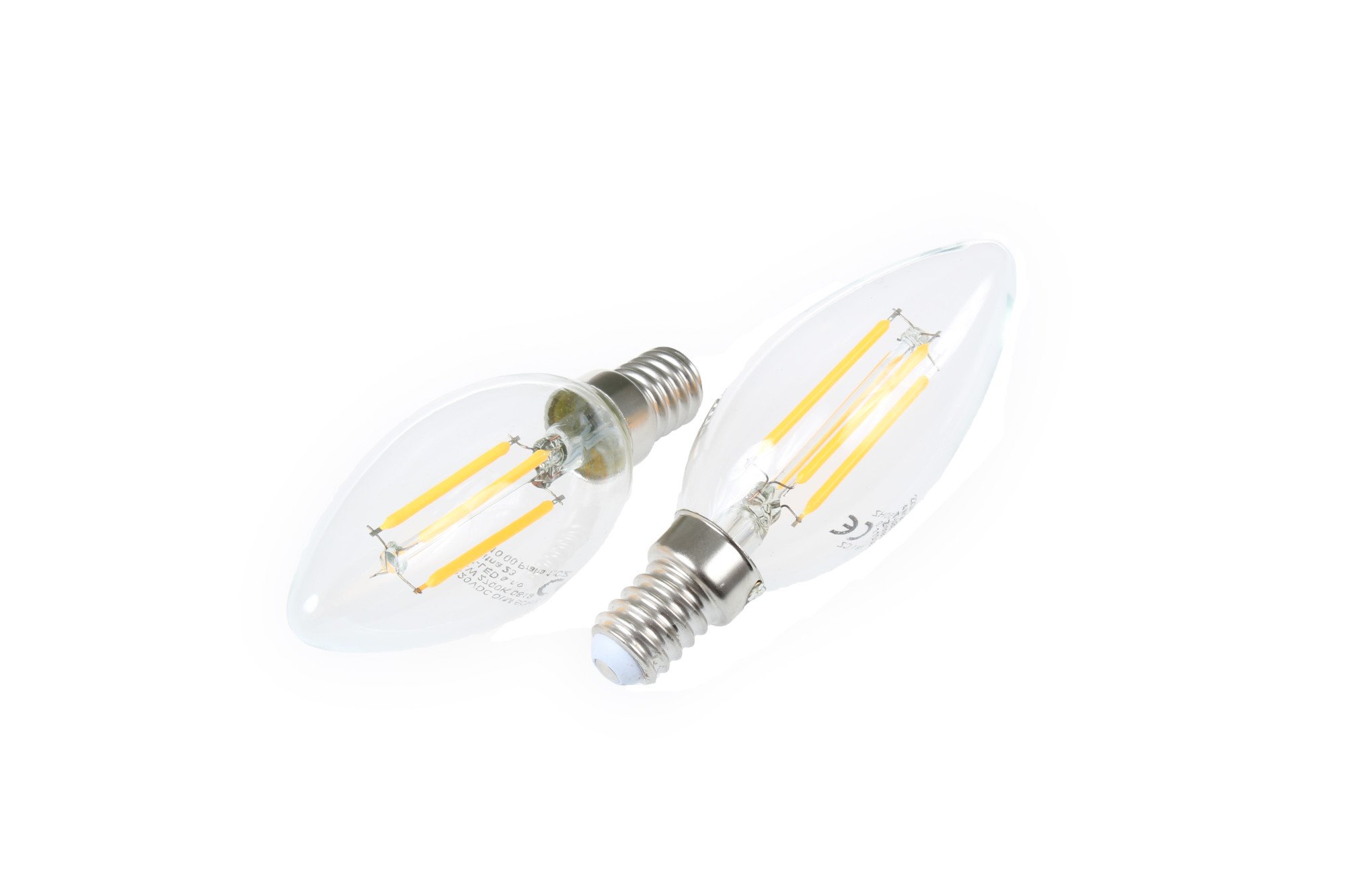 LED žárovka E14 DIMF4W FILAMENT C35 TEPLÁ BÍLA