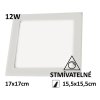 LED panel stmívatelný SN12 čtverec 171x171mm vestavný 12W