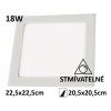 LED panel stmívatelný SN18 čtverec 225x225mm vestavný