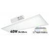 Stmívatelný LED panel 30x120 40W s dálkovým ovladačem změna barvy světla ZEUS CCT 4200lm