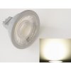 LED žárovka MR16 EV7W TEPLÁ BÍLÁ