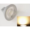 LED žárovka MR16 EV7W TEPLÁ BÍLÁ
