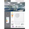 LED panel ZEUS 45W BÍLÝ 60X60 DENNÍ BÍLÁ URG LED-GPL44-45/UGR/BI