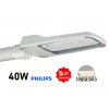 led poulicni osvetleni tepla bila philips coreLine malaga 40W