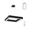 Immax NEO CANTO Smart závěsné svítidlo 80x80cm 60W černé Zigbee 3.0