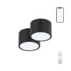 Immax NEO sada 2x RONDATE Smart stropní svítidlo 15cm 12W černé Zigbee 3.0 + DO