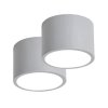 Immax NEO sada 2x RONDATE Smart stropní svítidlo 15cm 12W šedé Zigbee 3.0 + DO