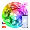 WiFi LED pásek ovládání mobilem 5m RGB CCT barevný stmívatelný IP67 TUYA Immax neo