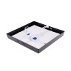 Černý stropní LED panel 24W BPS24 přisazený čtverec 30x30cm