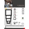 Černý VESTAVNÝ LED panel RAFA 25W čtverec 12x12cm CCT IP44/20 LED-WSQ-CCT/25W/CR