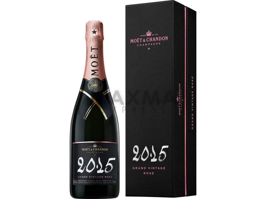Moet&Chandon Grand Vintage Rosé Brut Champagne 2015 750ml GB