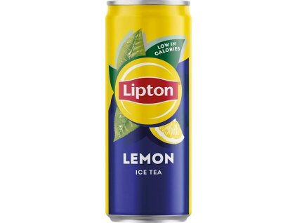 17303 1 lipton ledovy caj cerny citron mene cukru 330ml plech