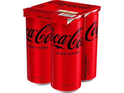 21029 1 coca cola zero 4x330ml plech