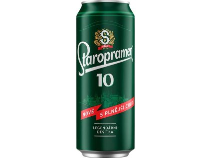21797 1 staropramen 10 svetle vycepni pivo 500ml plech