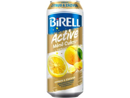 22466 1 birell active citrus zazvor nealkoholicky napoj mene cukru 500ml plech