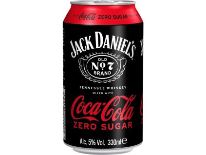 JACK DANIEL'S & Cola-Cola Zero 5 % Ready To Drink 12 x 330 ml