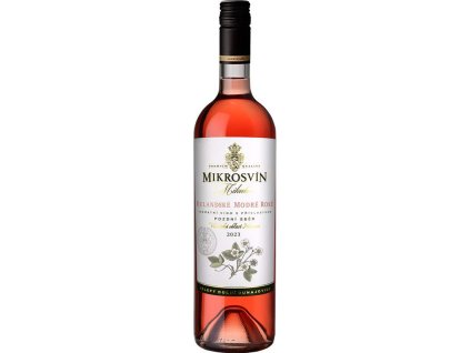 Mikrosvín Mikulov Rulandské modré rosé Flower Line 750ml
