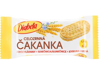 Diabeta Čekanka Sušenka celozrnná s kávovou náplní 32g