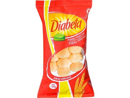Diabeta Piškoty celozrnné 120g