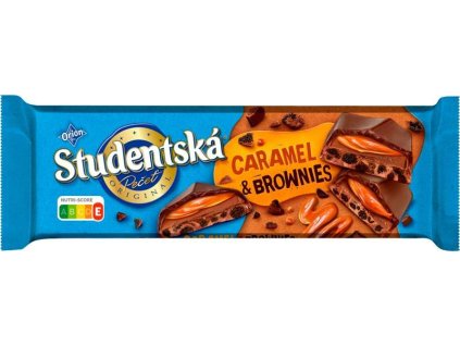 Orion Studentská pečeť Čokoláda mléčno-hořká karamel+brownies 240g
