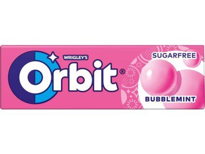 Orbit Žvýkačky bubblemint 14g (30ks)