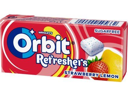 Orbit Žvýkačky Refreshers jahoda+citrón 17,9g
