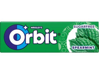 Orbit Žvýkačky spearmint žvýkačky 14g (30ks)