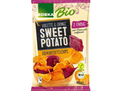 Edeka Chipsy ze sladkých brambor BIO 100g