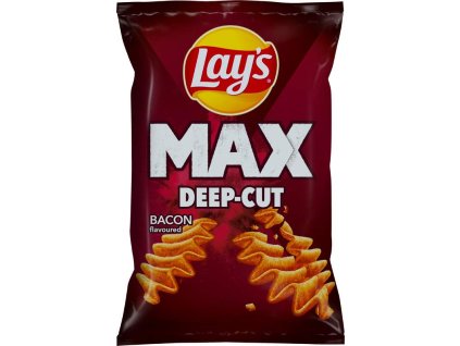 Lay's Chipsy Max Deep Cut Bacon 120g