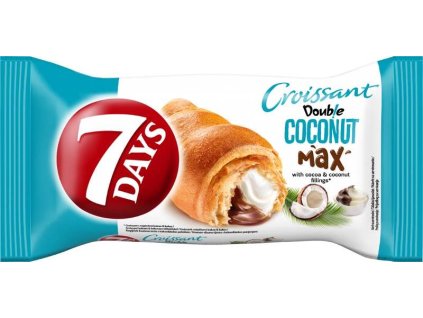 7days Croissant Double Max kakao+kokos 80g