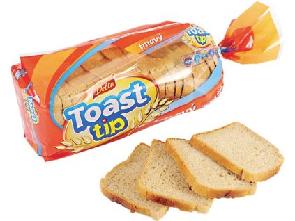 Delta Toast tip Chléb toustový tmavý 500g