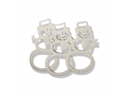 3813 3813 3813 dekoracni snehulak bily 3ks