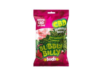 300mg cbd strawbery gummy bears bubbly billy buds canna08 100x100 1 1