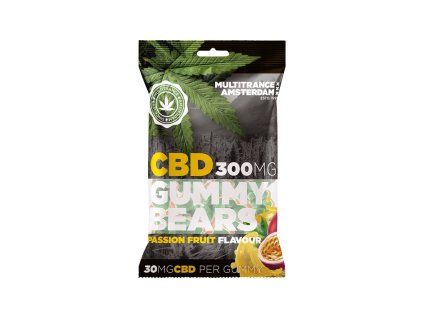 300mg cbd passion fruit gummy bears canna20 1