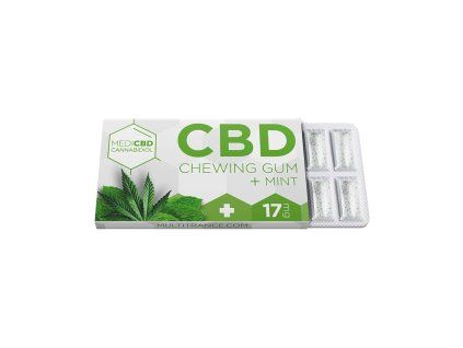 17mg medi cbd mint chewing gum canna93 single 1