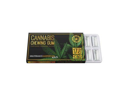 17mg cbd cannabis sativa chewing gum canna82 single 1