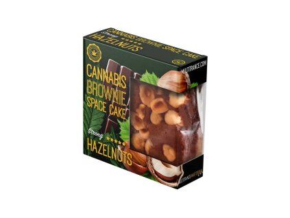 cannabis hazelnuts brownie space cake strong flavour canna75SB side 1