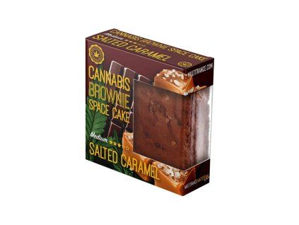 cannabis salted caramel brownie space cake medium flavour canna78MB side 1