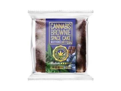 cannabis bluberry haze brownie space cake medium flavour canna77M 1