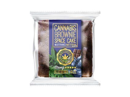 cannabis bluberry haze brownie space cake medium flavour canna77S 1