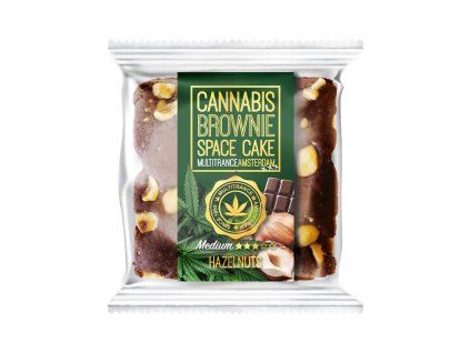 cannabis hazelnuts brownie space cake medium flavour canna75M 1