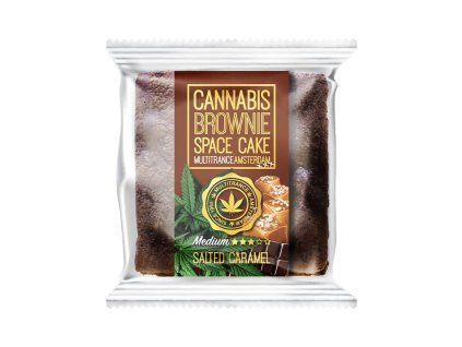 cannabis salted caramel brownie space cake medium flavour canna78M 1